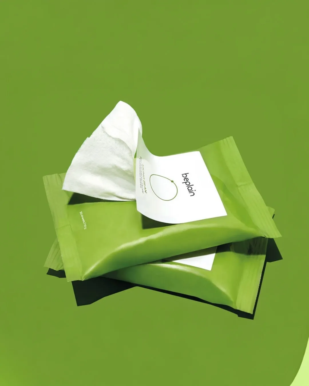 [ beplain ] Mung Bean pH-Balanced Facial Cleansing Wipes 20 Sheets