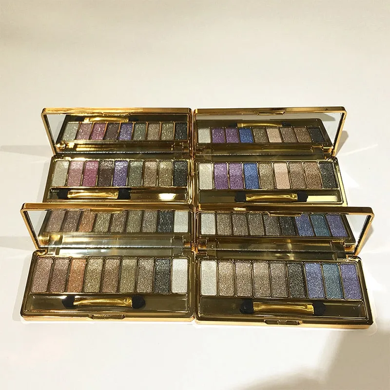 9 Colors Diamond Bright Eyeshadow Nude Smoky Palette Cosmetics Set