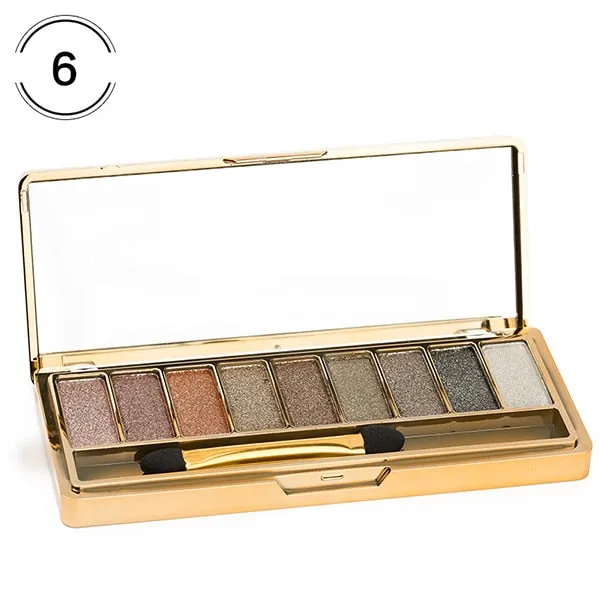 9 Colors Diamond Bright Eyeshadow Nude Smoky Palette Cosmetics Set