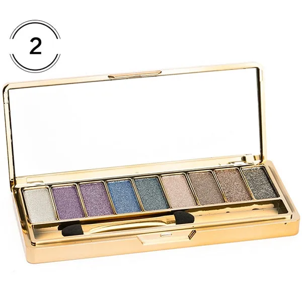 9 Colors Diamond Bright Eyeshadow Nude Smoky Palette Cosmetics Set