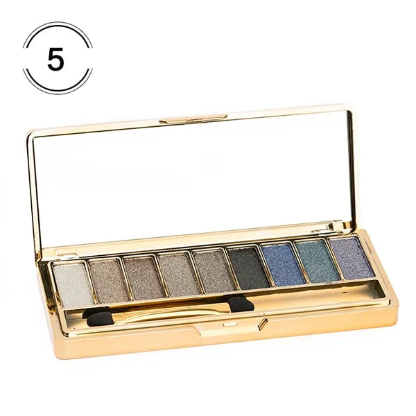 9 Colors Diamond Bright Eyeshadow Nude Smoky Palette Cosmetics Set