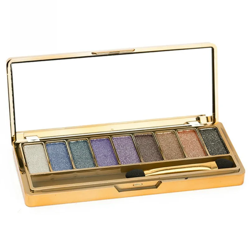 9 Colors Diamond Bright Eyeshadow Nude Smoky Palette Cosmetics Set