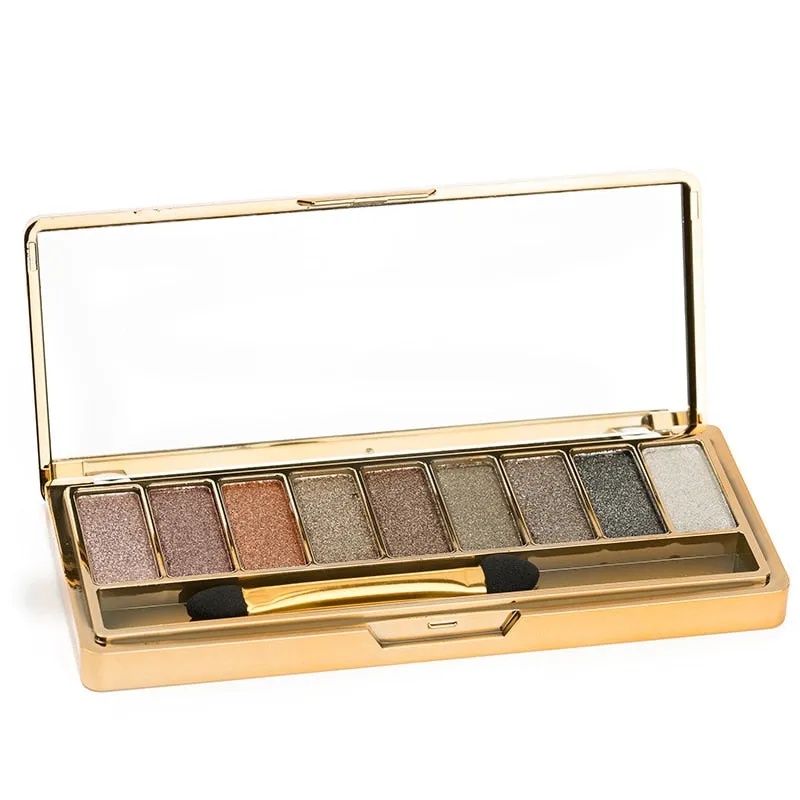 9 Colors Diamond Bright Eyeshadow Nude Smoky Palette Cosmetics Set