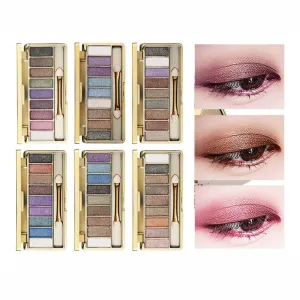 9 Colors Diamond Bright Eyeshadow Nude Smoky Palette Cosmetics Set
