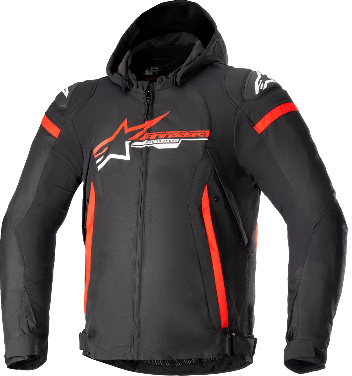 ALPINESTARS Zaca Waterproof Jacket - Black/Red/White - Small 3206423-1342-S