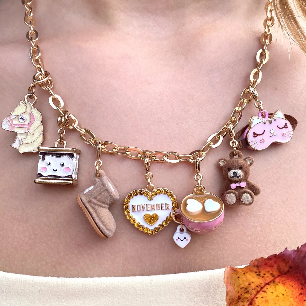 CHARM IT! Gold Glitter Horse Charm