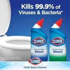 CLOROX TOILET BOWL CLEANER RAIN CLEAN 2CT - CLTBCRC2