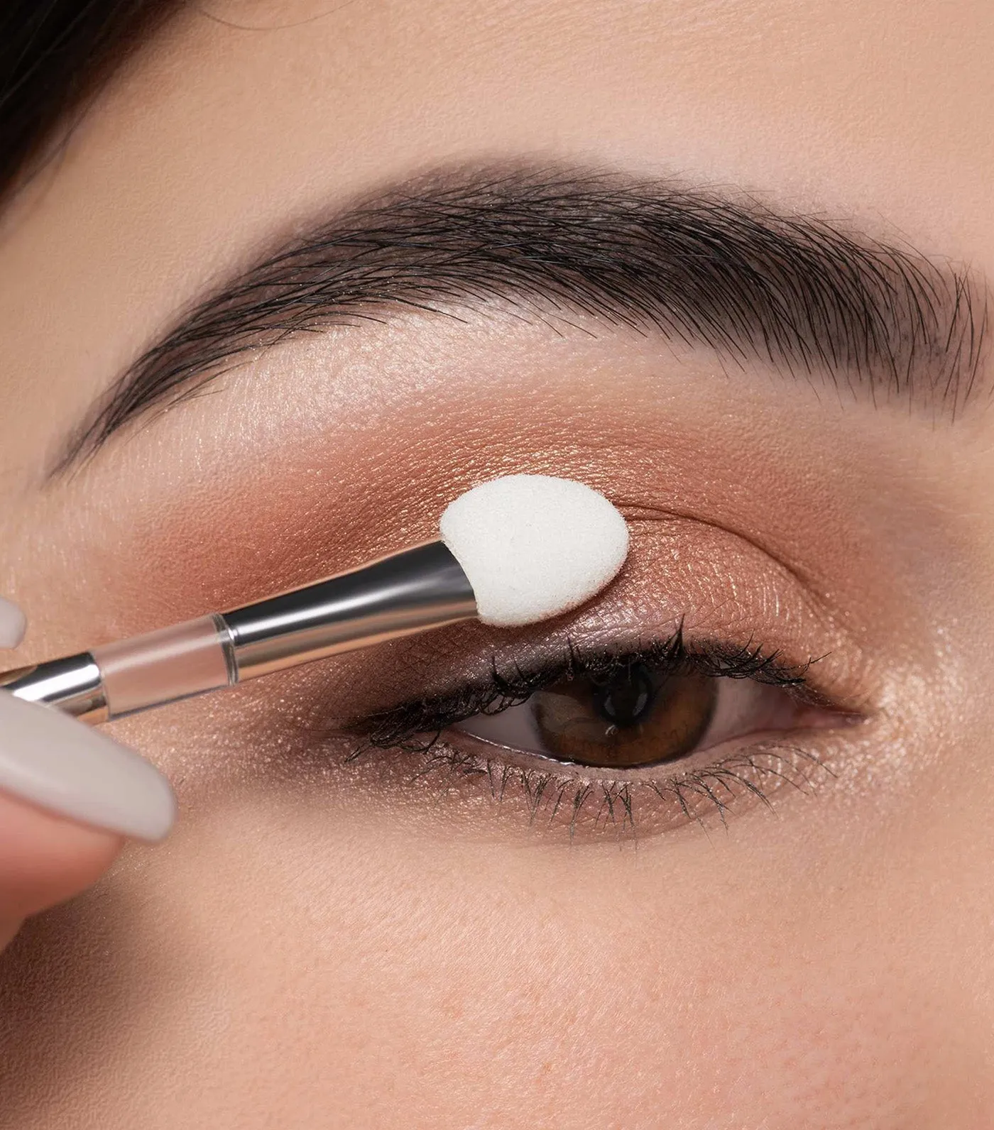 Eyeshadow Duo Applicator For Quattro Box Transparent