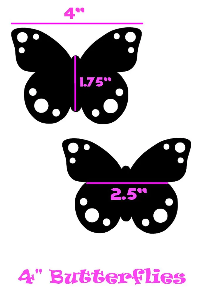 Lilac Holo Butterfly Pasties