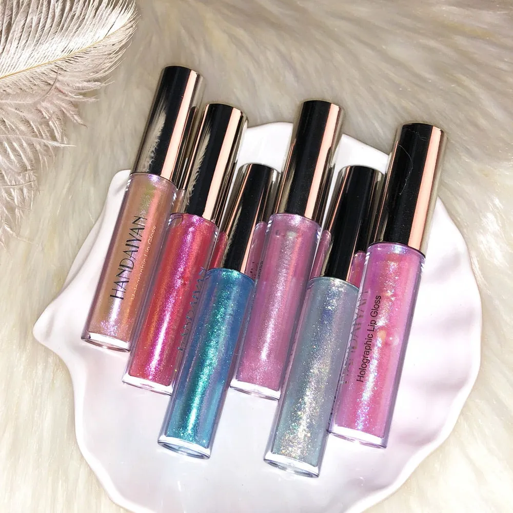 Liquid Crystal Glow Mermaid Glitter Lip Gloss Highlighter Eyeshadow