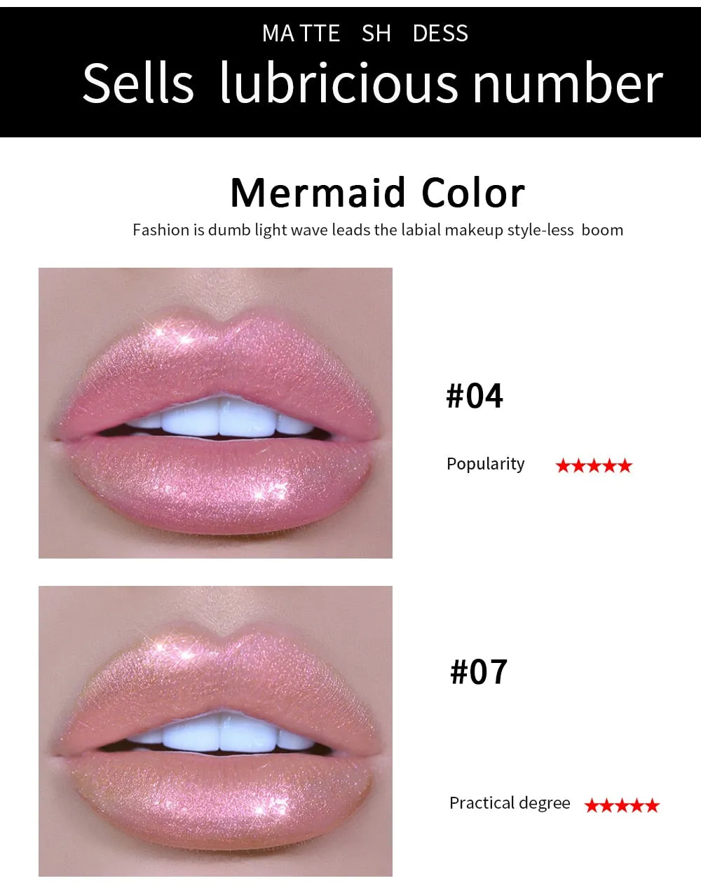 Liquid Crystal Glow Mermaid Glitter Lip Gloss Highlighter Eyeshadow