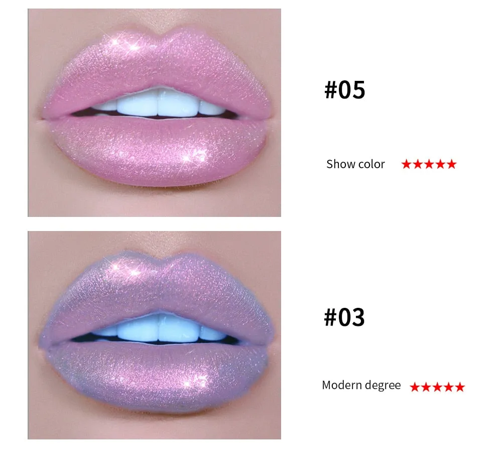Liquid Crystal Glow Mermaid Glitter Lip Gloss Highlighter Eyeshadow