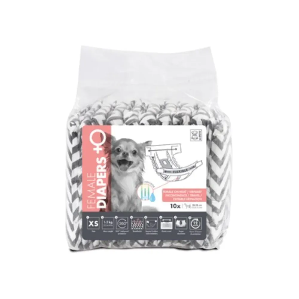 M Pets Diapers for Female Dogs (27.5x37cm)