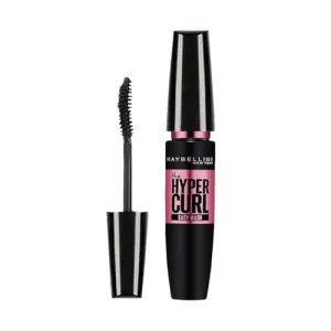 Maybelline New York Hypercurl Mascara, Curls Lashes, Highly Pigmented Colour, Long-lasting, Washable, Black 9.2ml