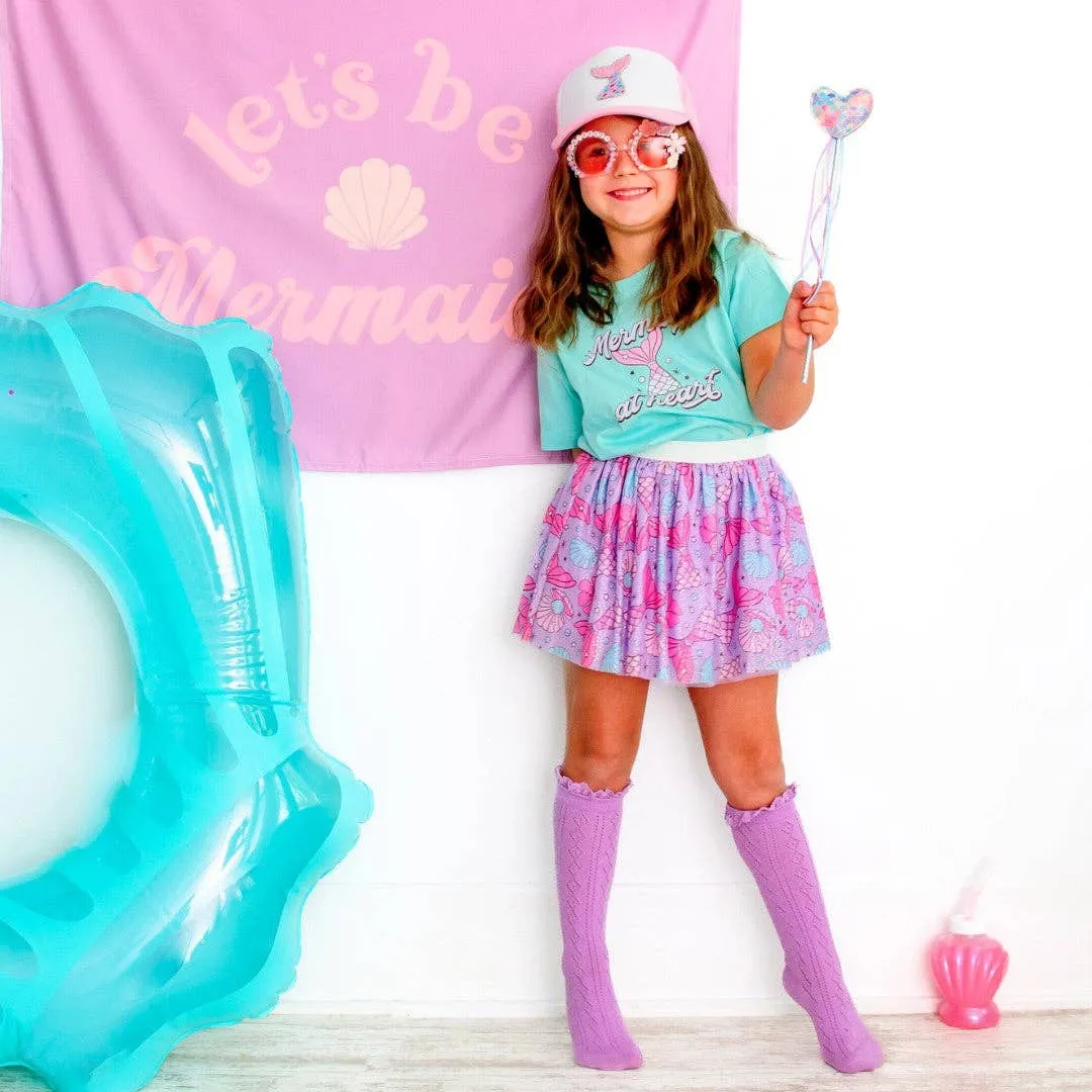 Mermaid Splash Girls Tutu Skirt
