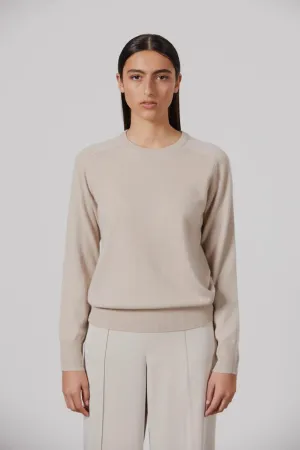 Sam Cashmere Crew Almond