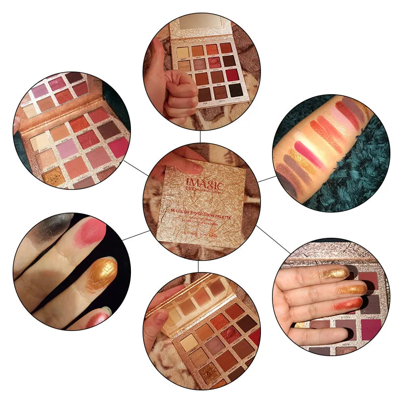Shimmer  Eyeshadow 16 Colors Palette Matte Eyeshadow Glitter