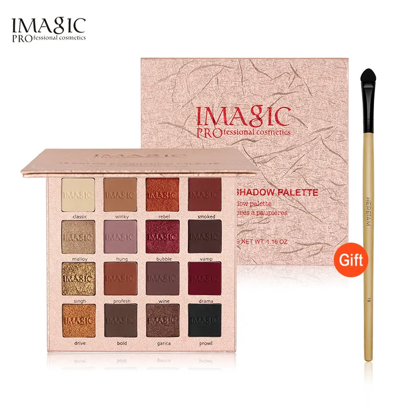 Shimmer  Eyeshadow 16 Colors Palette Matte Eyeshadow Glitter