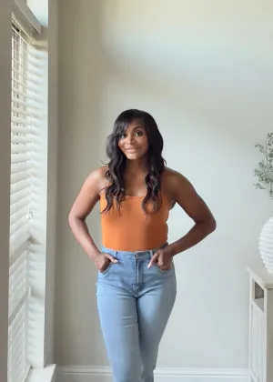 The All Eyes on Me Bodysuit (Almond)