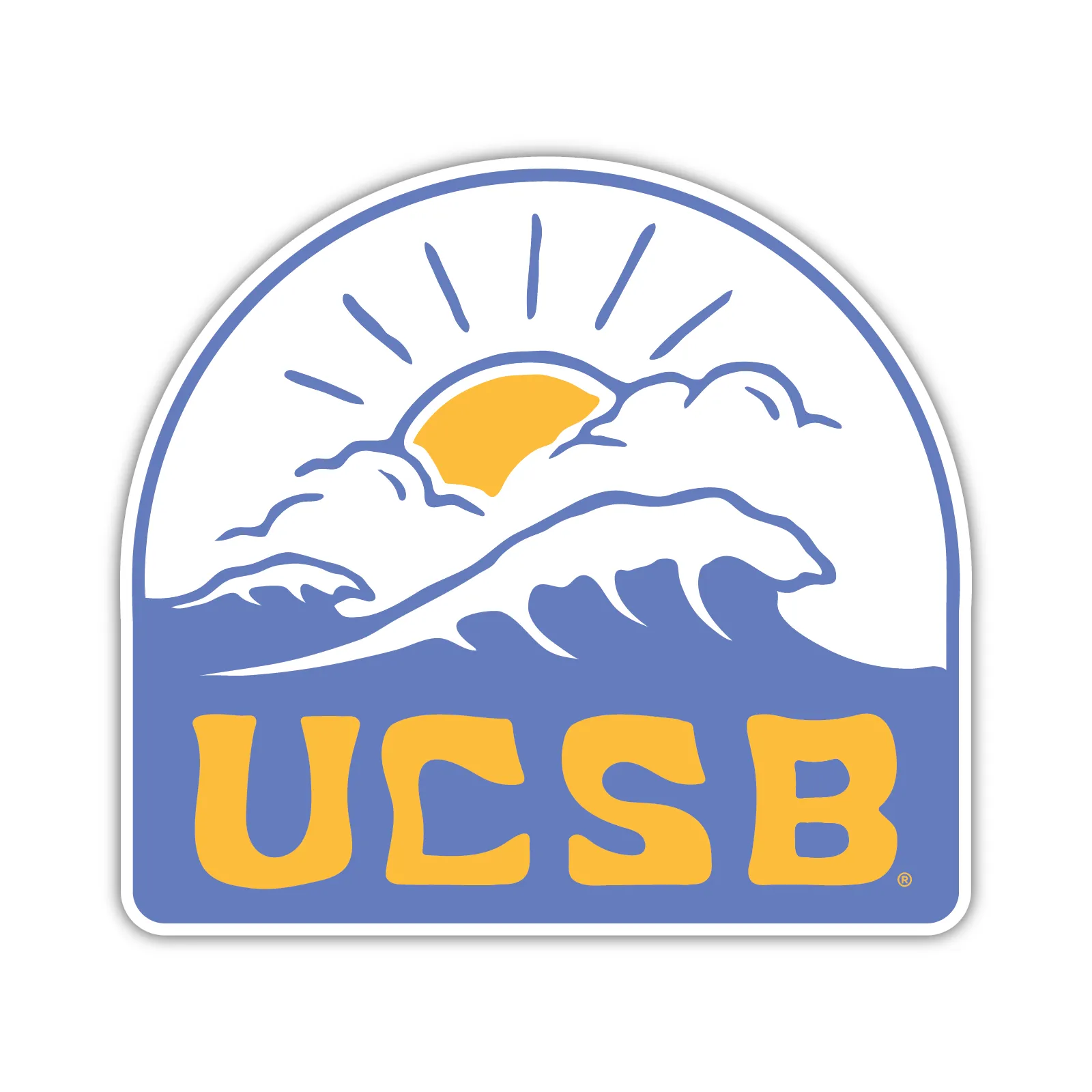 UCSB West Swell Sticker